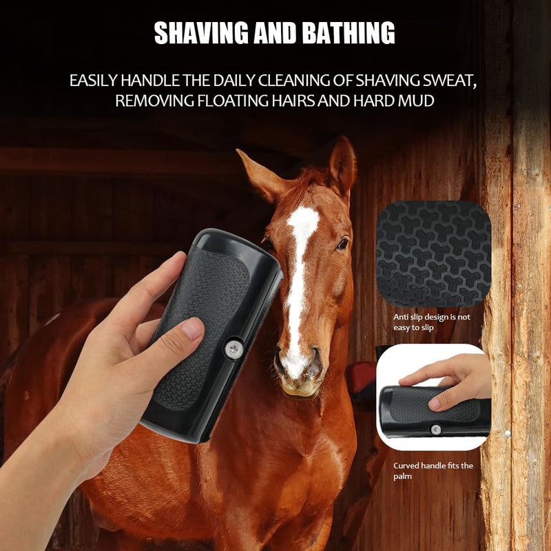 MAXIMILIAN Deshedding Brush for Dogs Cats Horses Undercoat Tool for Large and Small Pets Comb Removes Loose Dirt Hair and Fur Professional Pet Groomer - PawsPlanet Australia