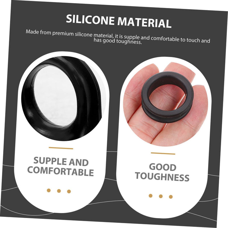 Finger Inserts 10pcs Silicone Ring Thumb Grips Dog Clippers Professional Beauty Tools + Accessories Pet Shears Finger Rings Grooming Grips Shear Ring - PawsPlanet Australia