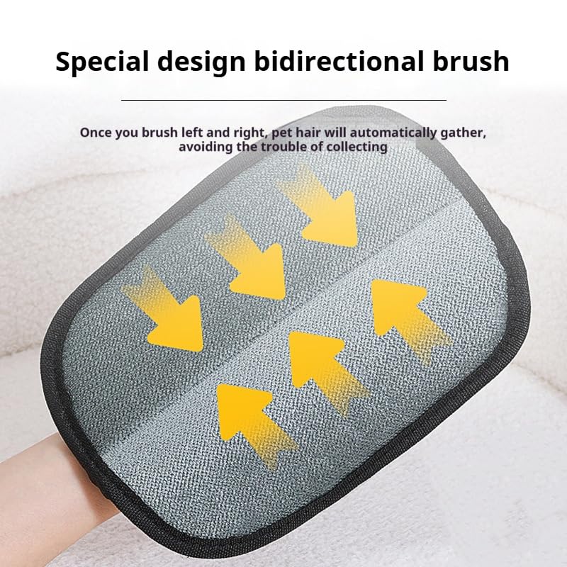 Pet Hair Removal Glove,2Pcs Electrostatic Gloves Pet Hair Removal, 2025 Pet Hair Remover Glove, Washable Reusable Dogs Cats Hair Gloves for Furniture Bed Sheets Couch Clothes Carpet Car Seat - PawsPlanet Australia