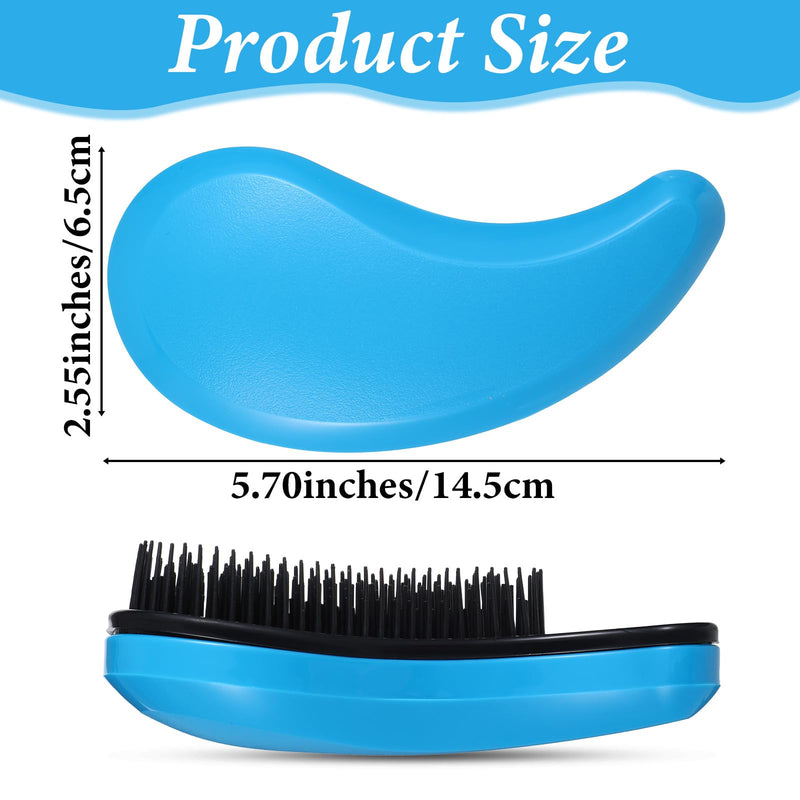 Small Dog Brush Puppy Brush for Small Dogs Portable Puppy Brush Grooming Tool Reduces Shedding & Tangles for Shih Tzu, Yorkie, Teddy, Chihuahua (Blue) - PawsPlanet Australia