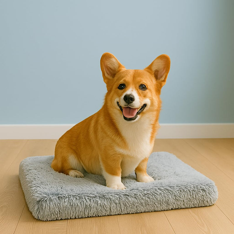 Dog Bed with Removable Cover, Orthopedic Dog Bed (Medium) - Premium Quality, Washable & Portable,Multiple Sizes, Stylish Design, Removable Cover, Size(19.68 x 15.74 X 2) inch Medium - PawsPlanet Australia