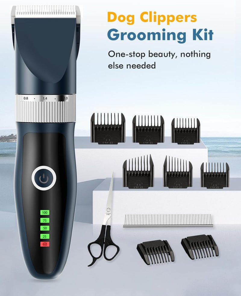 Quiet Dog Clipper, Professional Clipper, Dog Cat, Long Hair Cat Razor for Long Hair Cats, Electric Dog Trimmer, Cordless Hair Trimmer - PawsPlanet Australia