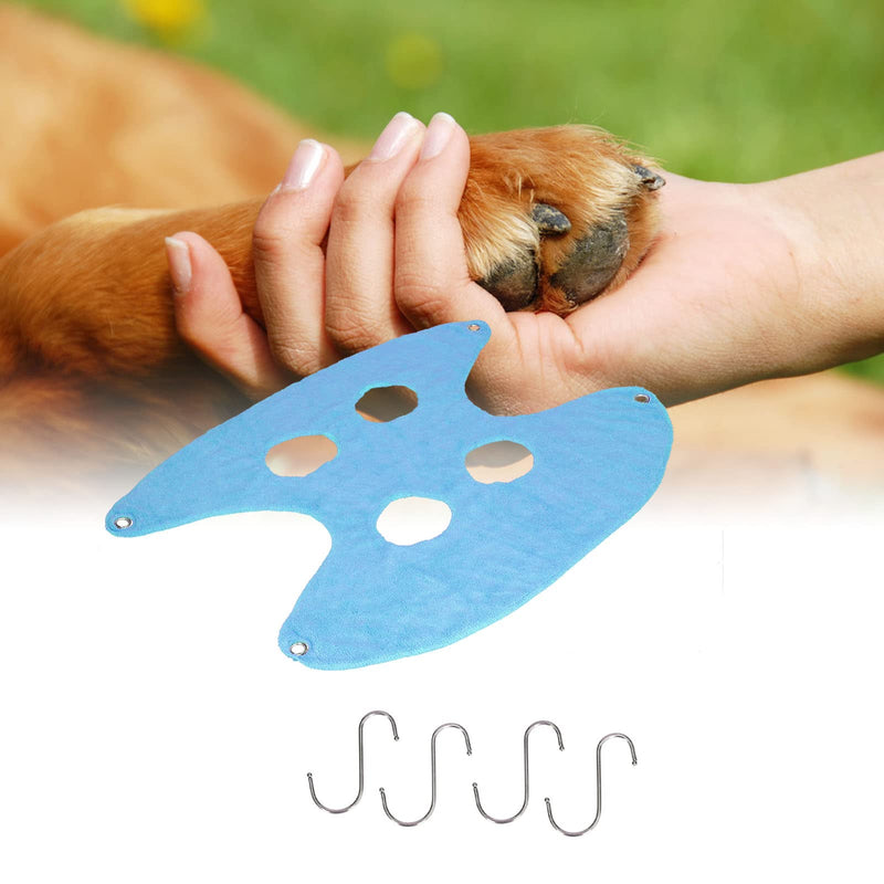Dog Grooming Hammock, Multifunctional Dog Nail Clipping Harness for Washing for Bathing(S Code, Blue) - PawsPlanet Australia