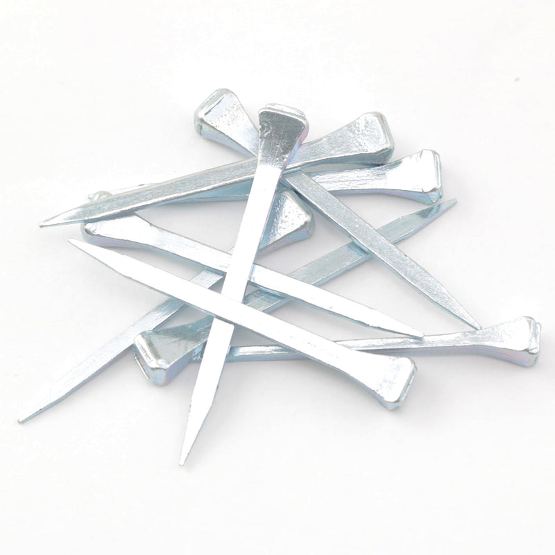 25PCS Silver Horseshoe Nails 2 Inch Stainless Steel Tack Trim Nails Horse Racing Training Hoof Nails Used to Hold Craft Glass Equestrian Applications - PawsPlanet Australia