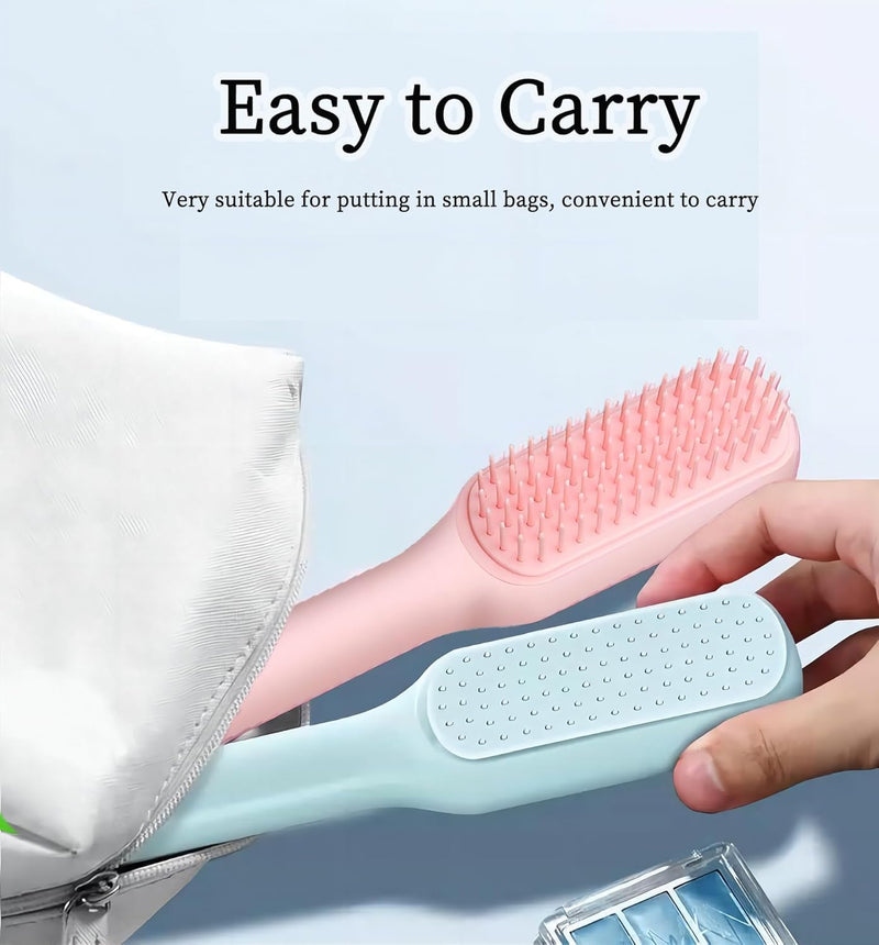 Scalable Small Grooming Dog Brush, Puppy Massaging Hair Brush, for Small Dogs Cats Rabbits of All Hair Types (Pink) Pink - PawsPlanet Australia