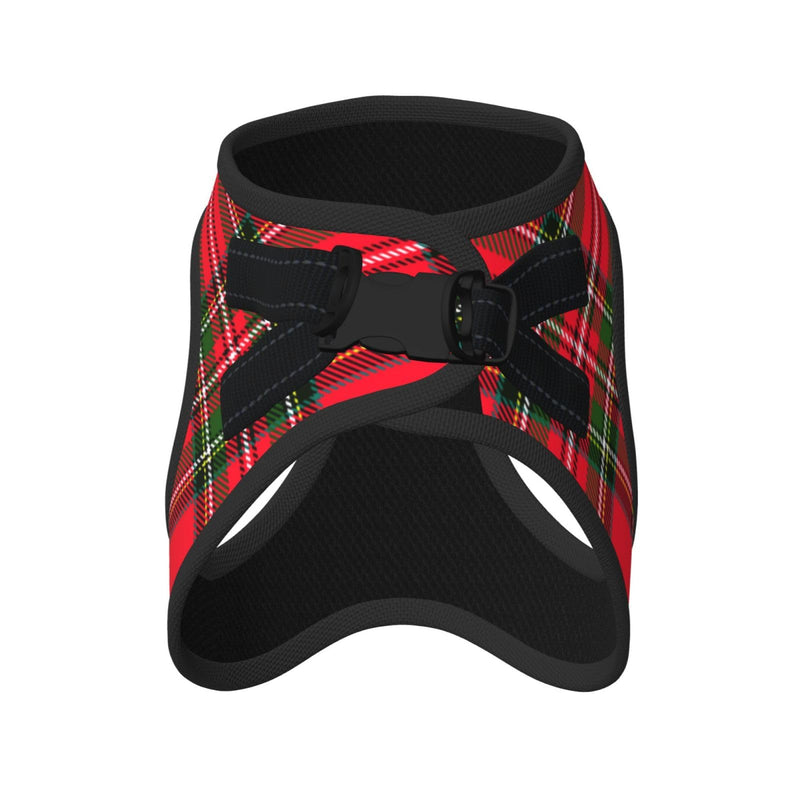 Christmas Red Plaid Tartan No Pull Dog Harness and Leash Set – Reflective Vest,Medium,Soft Cute Pet Harness for Small Dogs Xmas Holiday Walking Gear Christmas Red Plaid Tartan M(Chest:17"-19") - PawsPlanet Australia