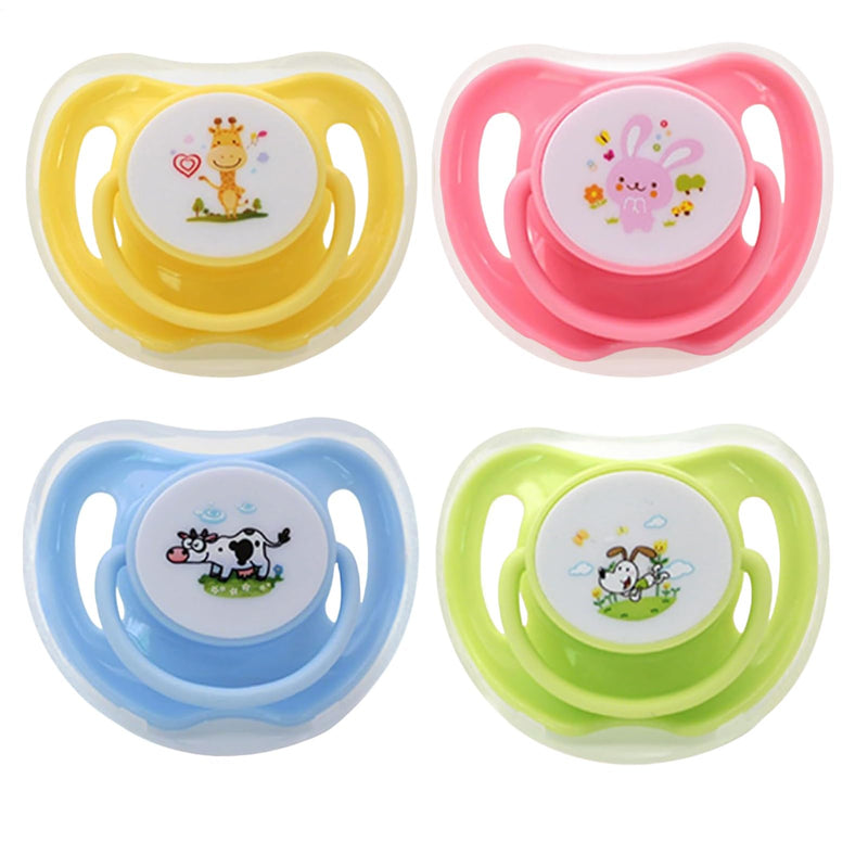 Pacifier for Kittens | Puppy Toy, 4-Piece Teat Set, Cute Silicone Chew Toy | Safe Teething System for Pets, Protective Dust Protection Set