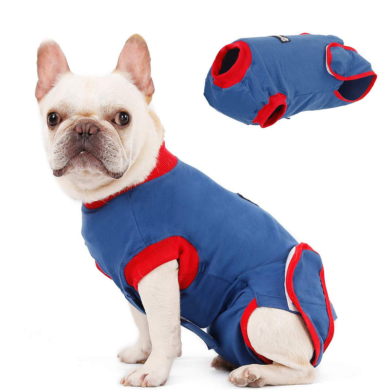 Dog Surgery Recovery Suits,Soft Elastic Cotton Pet Cat Recovery Jackets Vest After Surgery Clothing After Surgery Wear Anti Licking Wounds (Small) Small