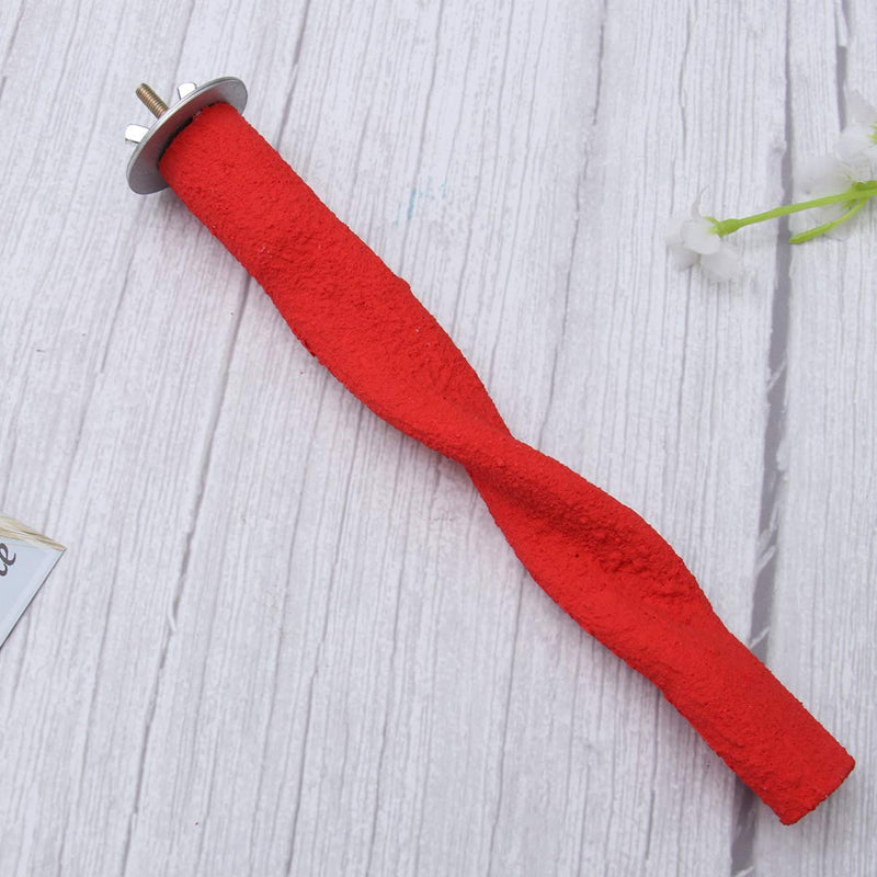 POPETPOP Bird Perches for Parrots-Bird Perch Nail File Cage Bird Perches Feet and Beak Safety Material to Trim Nails and Beak and Promote Healthy Feet Random Color - PawsPlanet Australia