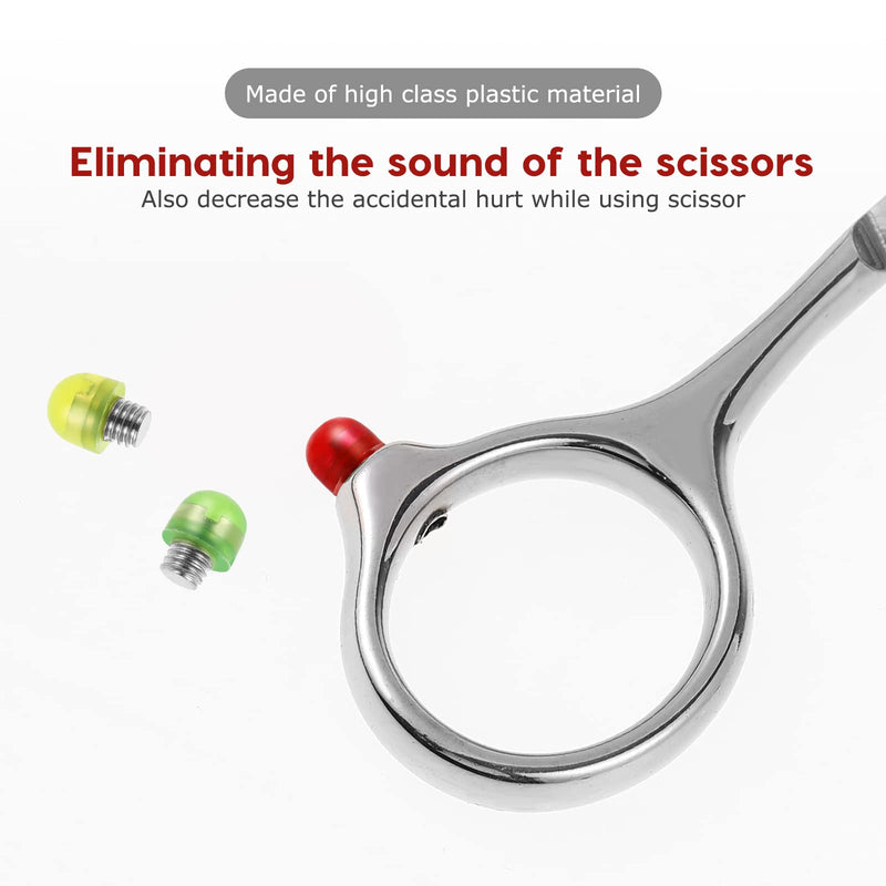 Silicone Grooming Scissors Silencers Replacement: Portable Grooming Scissor Bumpers 10pcs Silencer Parts (Random Color) - PawsPlanet Australia