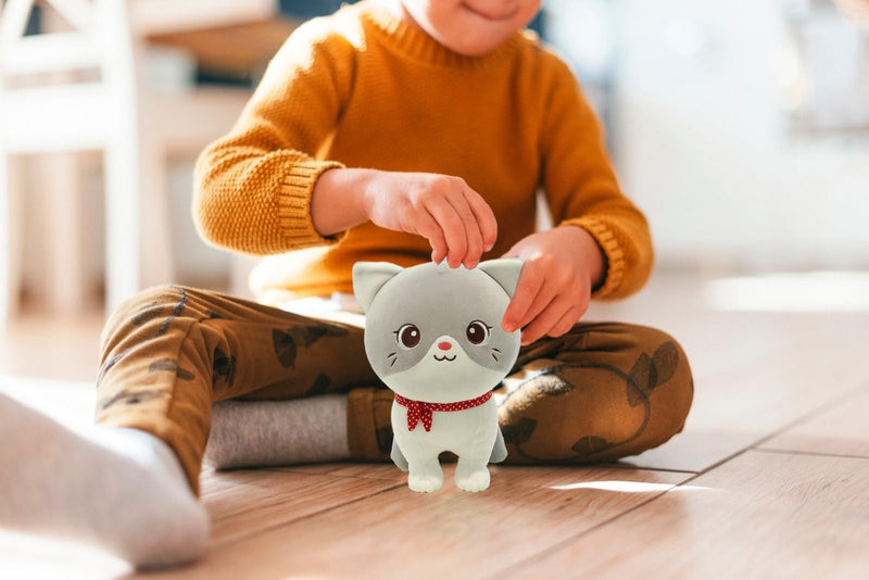 PASOS Stuffed Cat, Plush Toy cat, 10" Plush Cat Companion for All Ages cat plushies cat Stuffed Animals plushies peluche Animal Toys, cat Toys for Kids - PawsPlanet Australia