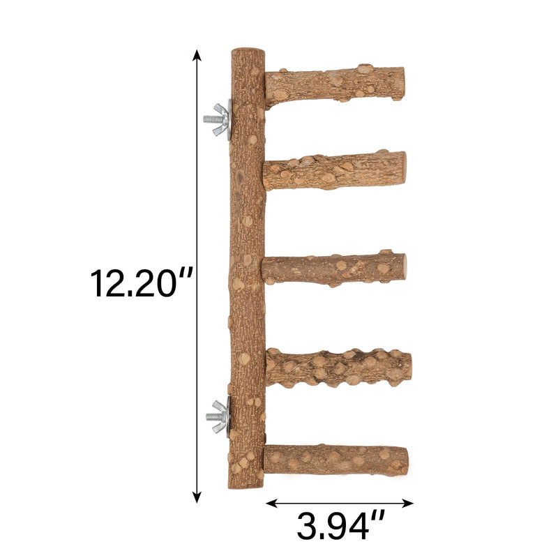 IBWell Bird Ladder for Cage Bird Stands for Parrots Parakeet Perches Cockatiel Perch Natural Bird Perches Budgie Perch 1 - PawsPlanet Australia
