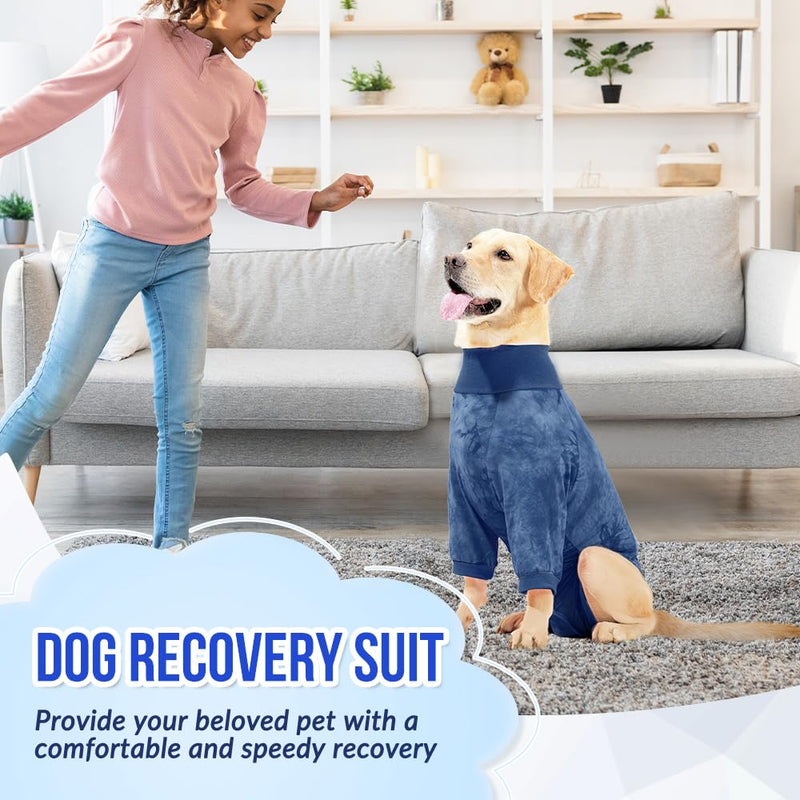 SlowTon Recovery Suit for Dogs - Female Male Dog Bodysuit for Castrations, Anti Licking Dog Suit E-Collar Alternative After Surgery, Anti-Hair Loss Suit for Small, Medium and Large Dogs
