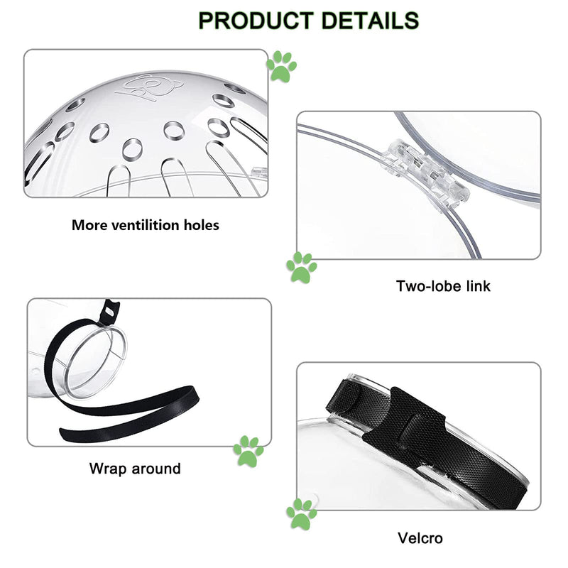 Upgraded Cat Muzzle for Grooming Cat Mouth Cover Cat Grooming Helmet Cat Helmet Cat Adjustable Hood Anti Bite Muzzles for Cat Bathing,Taking Injections,Trimming Nails - PawsPlanet Australia