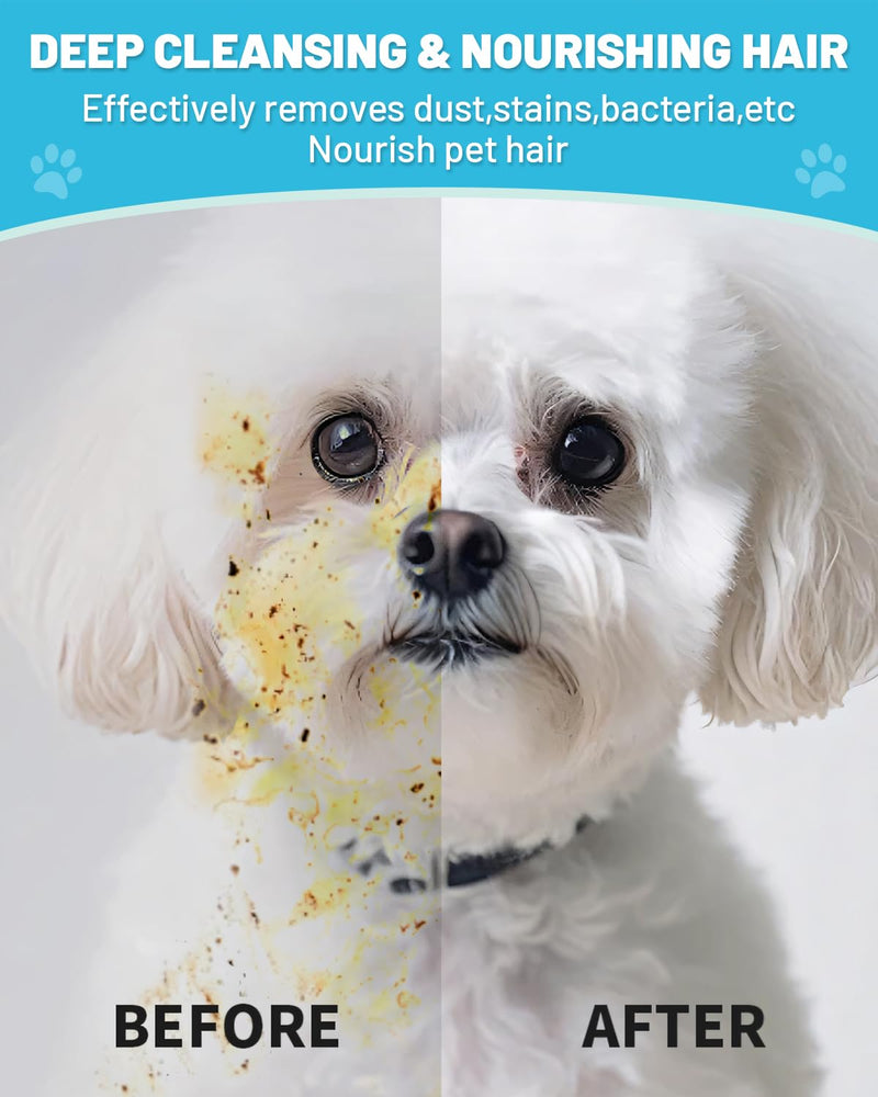 Pet Cleaning and Deodorizing Bathing Disposable Grooming Glove Wipes for Dogs and Cats, Extra Thick Nourish Fur No-Rinse Grooming Wipes for Daily Care and Travel, Hypoallergenic, Unscented, 6PCS/Pack - PawsPlanet Australia