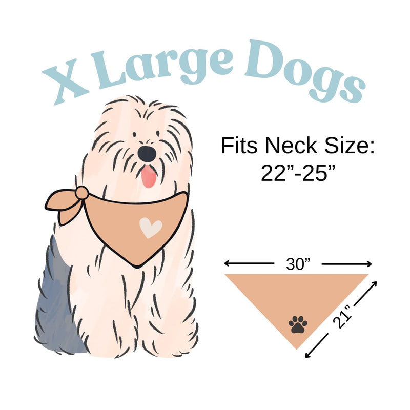 Baby Security in Training Dog Bandana Pregnancy Announcement Natural Cream Minimal Style (Large) Large - PawsPlanet Australia