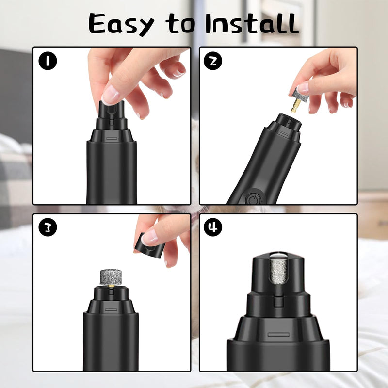5Pcs Dog Nail Grinder Diamond Tip Replacement Heads Replaceable Paws Dog Claw Grinder Bits Pet Paws Grooming Accessories - PawsPlanet Australia