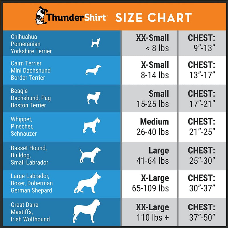 Dog Shirt Thunder Dog Coat Shirt Anxiety Jacket Keep Calmig Vest Reflective Thunder Coat (Small), Grey