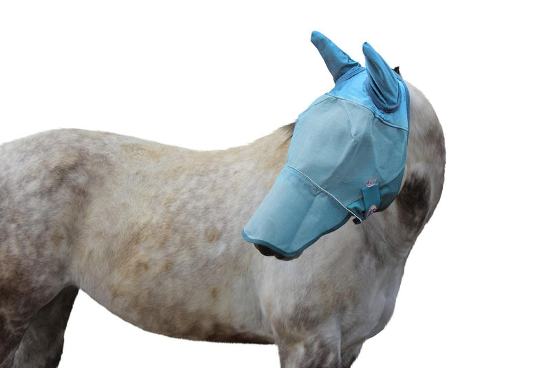 Derby Originals Reflective Mesh Fly Mask with 1 Year Warranty Includes Ears and Nose Cover - PawsPlanet Australia