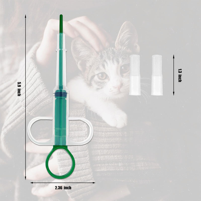 3PCS Pet Pill Shooter Plunger Popper for Small Cats Dogs Soft Tip Tablet Syringe Pusher Animal Medicine Medical Feeding Tool Accessories for Animals 3pcs - PawsPlanet Australia