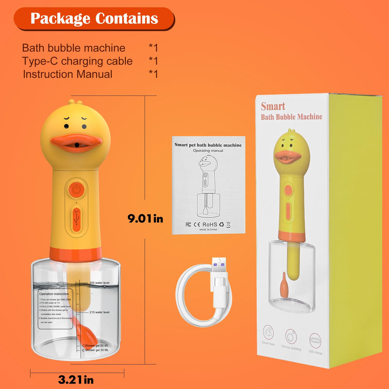 Katoggy Electric Foaming Shampoo Dispenser for Dog and Cat Bathing, Rechargeable Soap Dispenser for Pet Bathing, Bathroom, Kitchen Sink, Toilet Cleaning - PawsPlanet Australia
