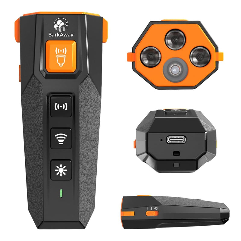 Ultrasonic Dog Bark Deterrent Device - 4 Training Modes, Rechargeable with LED Flashlight, Stop Neighbor's Dog Barking, Humane Long Range Anti-Bark Tool Indoor/Outdoor - PawsPlanet Australia