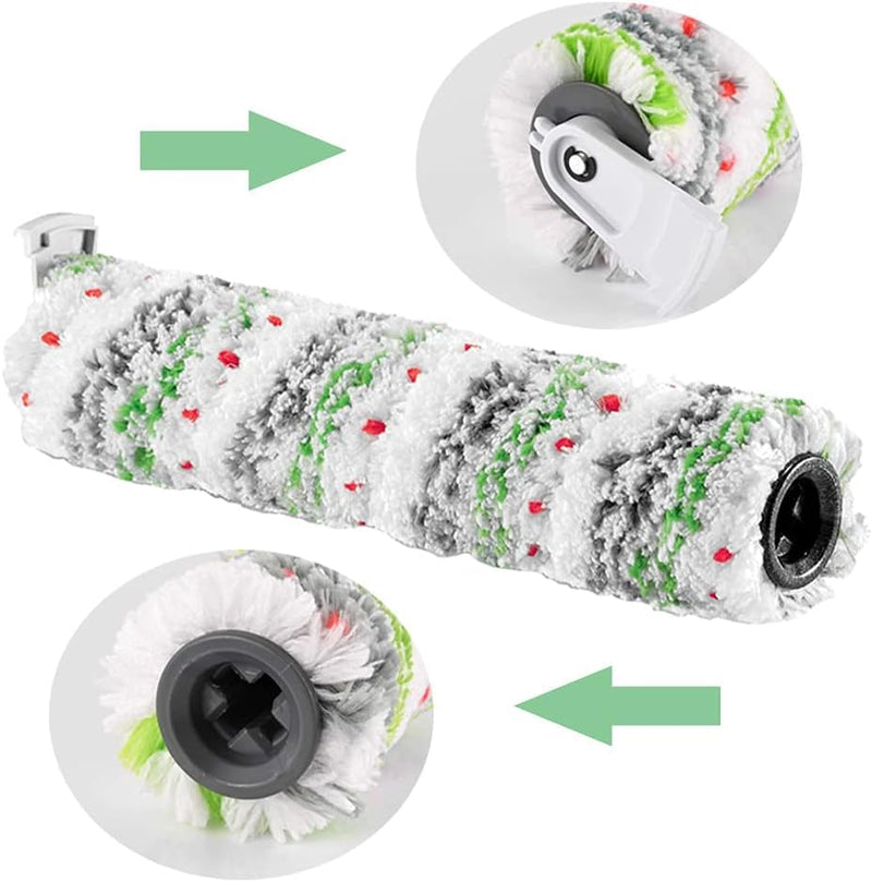 Replacement compatible with Bissell CrossWave X7 Pet Pro 3011 3055 3277 3279 3276A,1 Pack 2787 Multi-Surface Brush Roll+2 Pack 2788 Pet Brush Rolls+3 HEPA Filters large