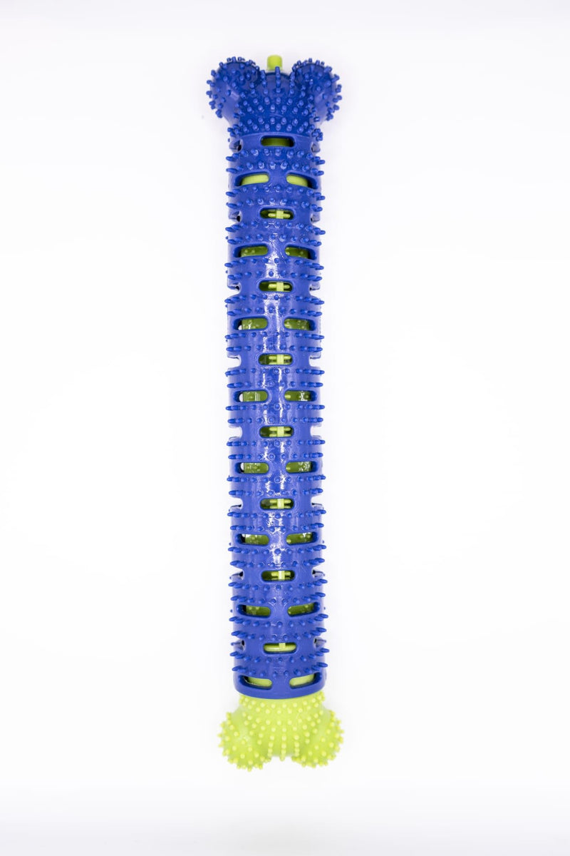 Dog Toothbrush Chew by King Kleen Int. Manual Dog Teeth Cleaning Product. Best for Cleaning Dogs, puppys, Small Dogs and Medium Dogs Teeth. Made from Durable TPR