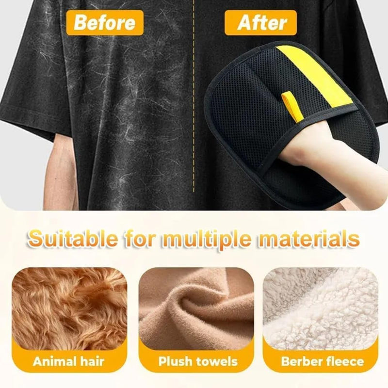 Pet Hair Removal Glove 3 Pack for Dogs & Cats, Reusable Electrostatic Grooming Mitt, 5-Finger Pet Hair Remover for Furniture, Couch, Carpet, Clothes & Car Seat - PawsPlanet Australia
