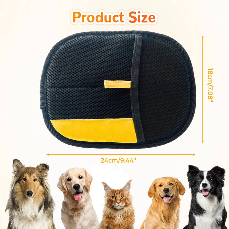 Electrostatic Pet Hair Removal Glove, Hair Cleaning Gloves for Pets Grooming, Dog Hairs Remover Gloves for Bed Clothes 2 - PawsPlanet Australia