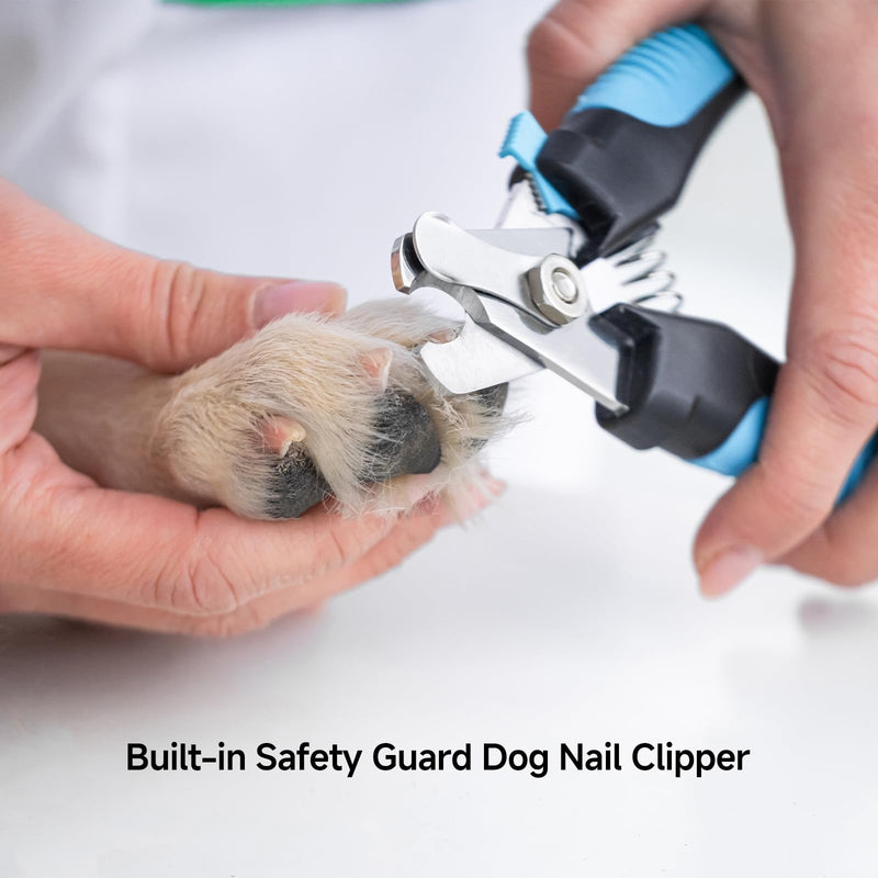 5-in-1 Pet Grooming Kit: Deshedding Rake, Nail Clipper, Grooming Gloves & Massage Brush for Dogs and Cats (Nail Clipper Set) Nail Clipper Set - PawsPlanet Australia