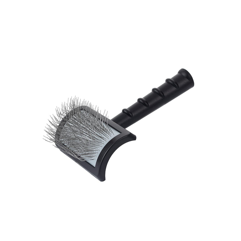 CeleMoon Extra Long Pin Slicker Brush for Dogs Cats - Grooming Brush for Thick Coat, Long Hair & Curly Fur, Gentle Dematting Tool for Cockapoos, Poodles & Doodles black - PawsPlanet Australia