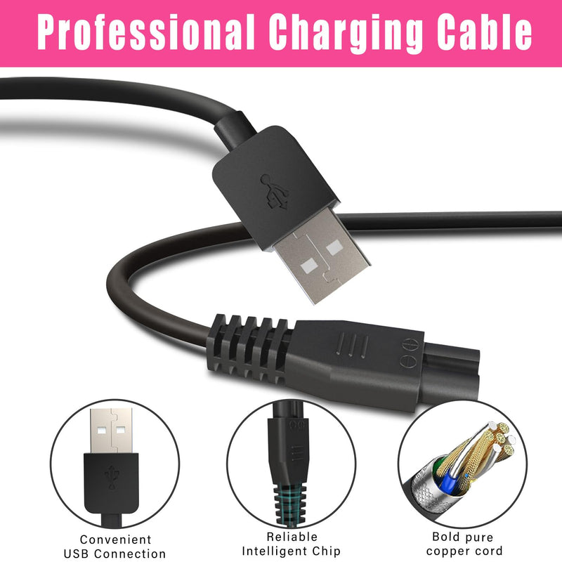 Universal Hair Clipper Charger Cord, Replacement Charger for Various Electric Hair Clipper, Shavers, Razors,Trimmer, Pet Clipper-Fit SUPRENT Clippers,Fit Ceenwes Trimmer,fit oneisall Dog Clippers etc Universal fit for - PawsPlanet Australia