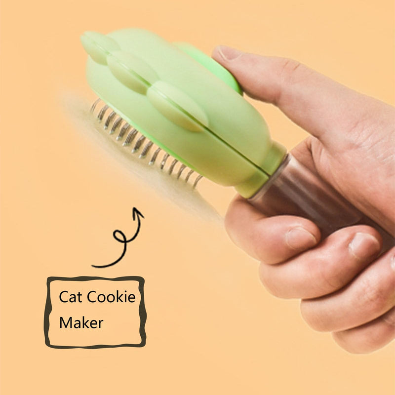 Cat Steam Hair Removal Brush, Cat and Dog Cleaning Brush, Suitable for Cats with Long and Short Hair (White) White - PawsPlanet Australia