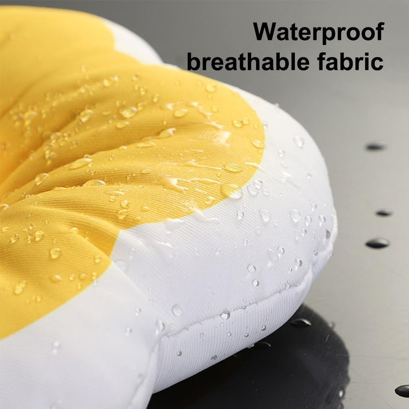 Cat Recovery Collar, Cute Waterproof Cat Neck Collar Anti Licking Elizabethan Collar for Cat Dog Surgery Bathing Trimming Yellow 11cm-23cm/4.3"-9.0" - PawsPlanet Australia