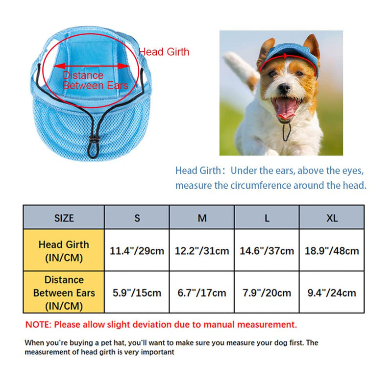 Mesh Baseball Pet Caps with Ear Holes Adjustable Comfortable Dog Hats for Small Medium and Large Dogs Cat Cap (Small, Pink)