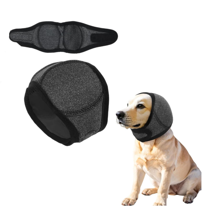 Dog Snood Ear Protectors, Comfort Dog Ear Muffs Noise Protection Calming Hood Cat Neck and Ears Warmer Ear Covers for Pet Anxiety Relief Calming Outdoor Indoor (M) M