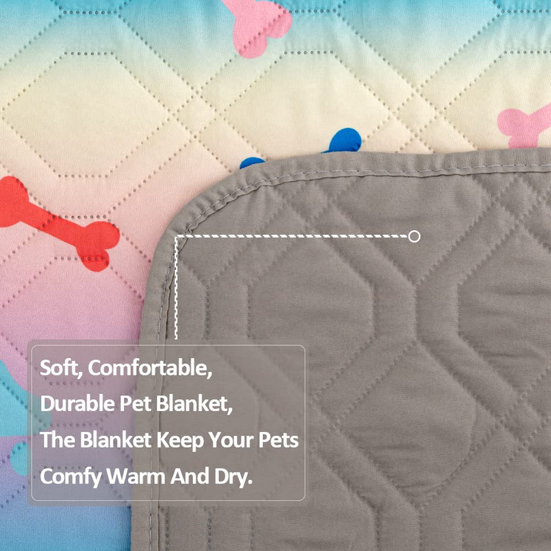 Waterproof Dog Bed Covers for Couch Protection Dog Pet Blanket Furniture Protector (52"x82",Colourful+Grey) Colourful+grey 52“X82” - PawsPlanet Australia