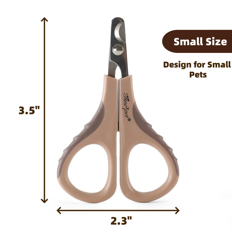 Dog Nail Clippers Pet Nail Trimmers for Small Dogs or Cats and Any Small Pets Easy and Safe Cat Grooming Clippers Cat Claw Trimmer Stainless Steel Blade S - PawsPlanet Australia