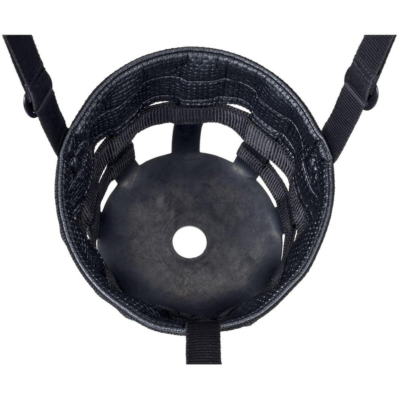 Tough1 Poly/Nylon Grazing Muzzle with Halter Miniature Horse Black