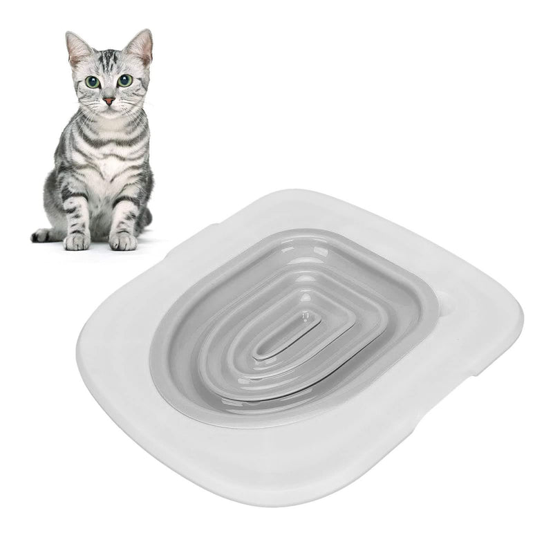 Cat Toilet Training Kit, Professional Universal Hygienic Pet Supply with Grey Tray for Puppy Small Pet White Tray, 1 Gray Inner Support - PawsPlanet Australia