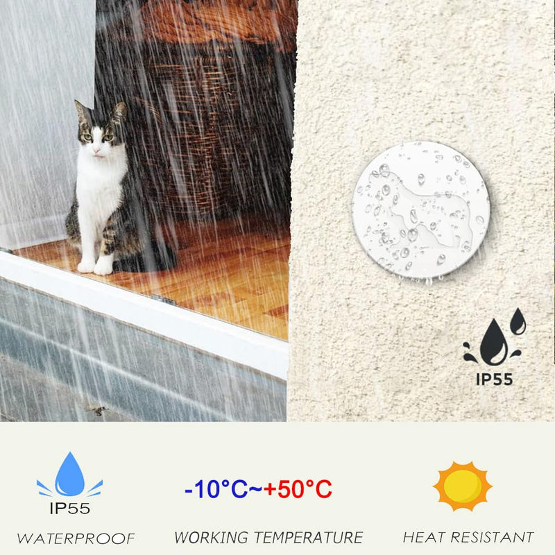 WiFi Dog Door Bell for Potty Training to Go Outside, Smart Doggie Door Bell for Dog, Wireless Doggy Doorbell with Phone App(Two Button One WiFi Receiver) Two Button One Wifi Receiver - PawsPlanet Australia