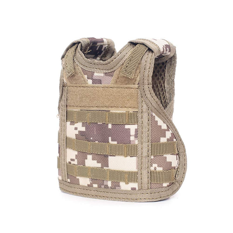 Ferret Clothes Small Animals Harness Military Style Adjustable Shoulder Straps Soft Mesh Comfort Durable Nylon Padded Vest Ferret Guinea Pig Hamster Bunny Kitten Puppy Small Pet Clothes Accessory Desert - PawsPlanet Australia
