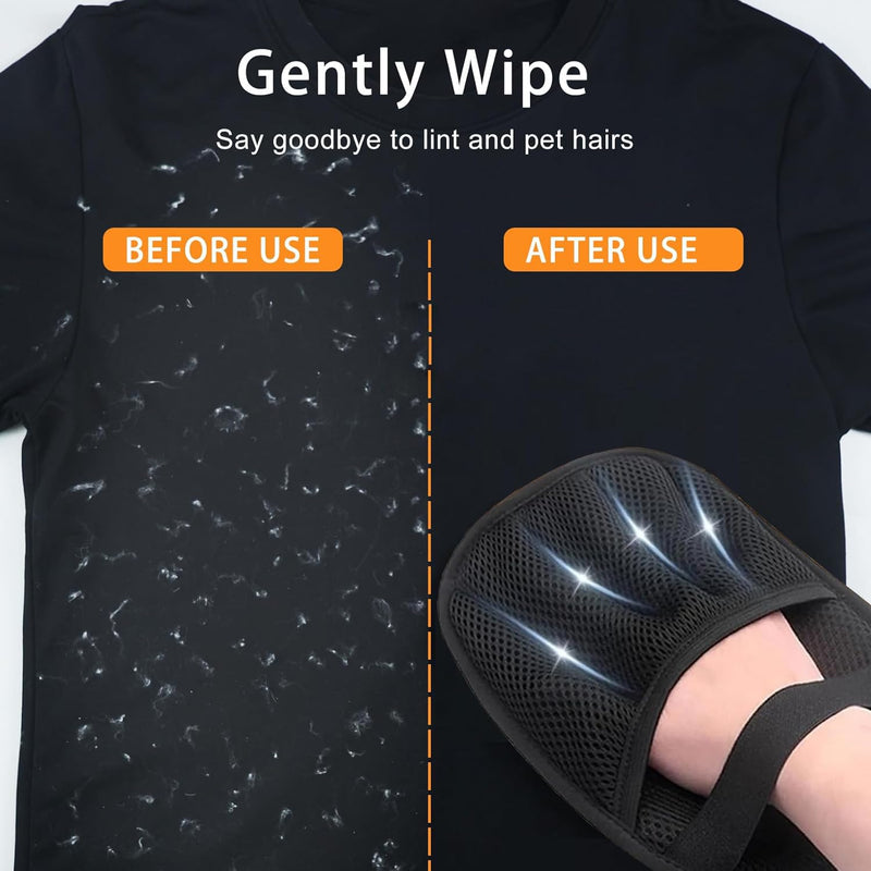 3PC Pet Hair Removal Glove for Cats & Dogs, 2025 Newly Upgraded Five-Finger Electrostatic Pet Hair Gloves, Reusable Pet Hair Remover Tool for Furniture, Car, Couch, Carpet, Clothes - PawsPlanet Australia