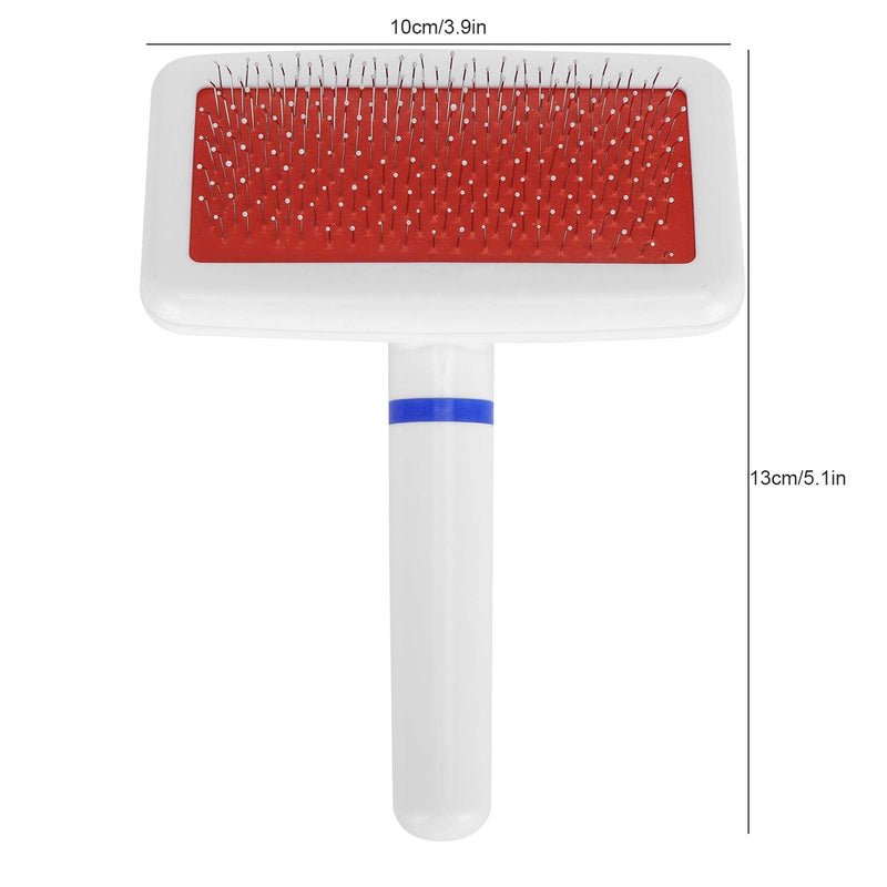Cleaning Slicker Brush, Pet Grooming Tool Pet Brush Comfortable Design Smoothly Plastic+Stainless for Fluffing for Small Pets for Medium Pets for Tidying - PawsPlanet Australia