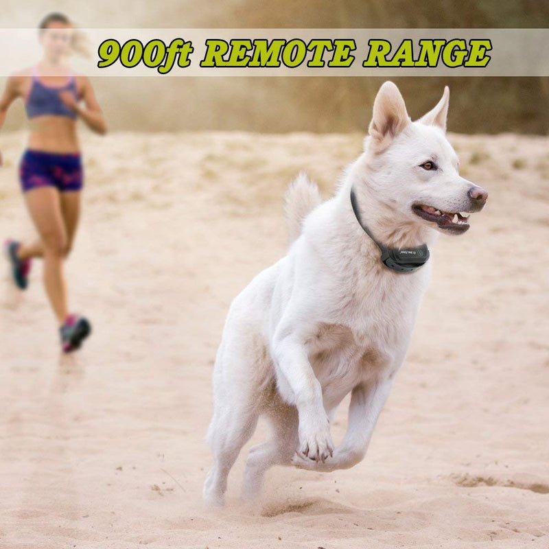 Petrainer Upgraded Model Rechargeable & Waterproof Remote Dog Training Collar 330 yd Electric Dog Bark Collar with Beep/Vibration/Shock Collar for Dogs For 1 Dog - PawsPlanet Australia