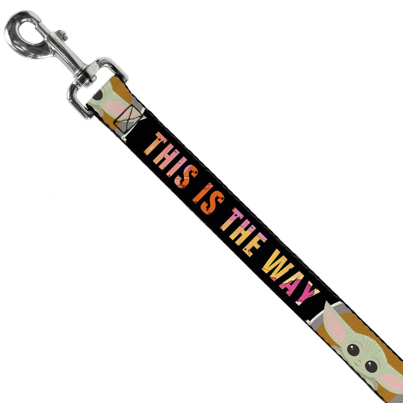 Star Wars Pet Leash, Dog Leash, Star Wars The Child Chibi Pod Pose This is The Way, 6 Feet Long 1.5 Inch Wide 6 Feet Long - 1.5" Wide - PawsPlanet Australia