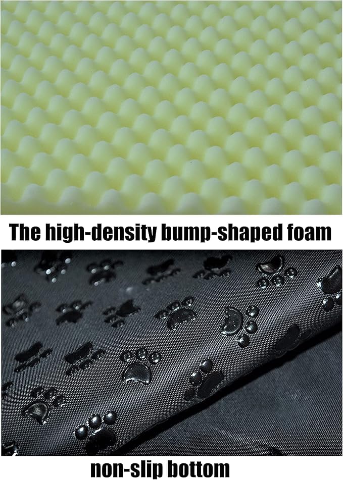 Cat Bed or Dog Bed,2 Ways to Use,Indoor Pet House with Fluffy Mat,Removable and Washable Cover,Splash-Proof House and Non-Slip Bottom,for Cats and Small Dogs(S Orange & Gray) S(Pets up to 5.5 lbs) - PawsPlanet Australia