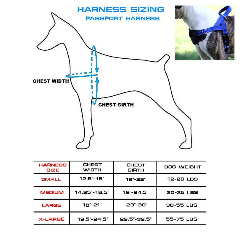 Max and Neo Passport Reflective Dog Harness - We Donate a Harness to a Dog Rescue for Every Harness Sold (X-LARGE, PINK) X-LARGE (29.5"-39.5" CHEST GIRTH) - PawsPlanet Australia