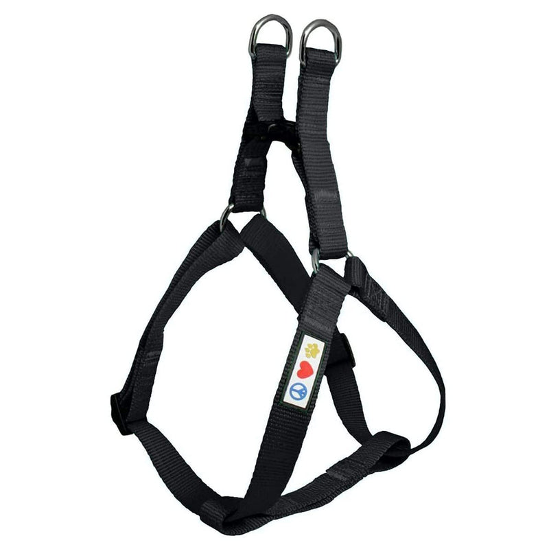 Pawtitas Value Bundle Set | Extra Small Step in Dog Harness + Extra Small Dog Collar + Extra Extra Small 6ft Dog Leash - Black Set